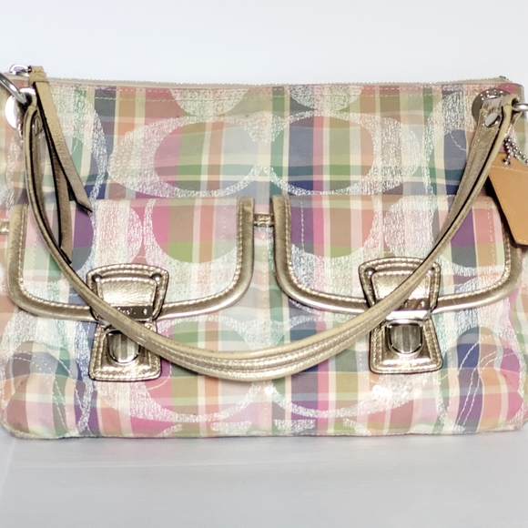 Coach Daisy Plaid Hand bag - Picture 2 of 11